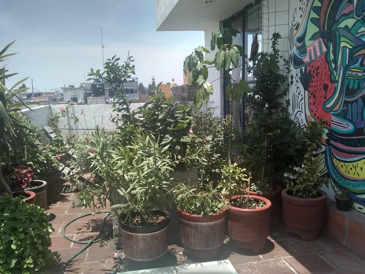 Hostal El Cascabel Cholula Esterno foto